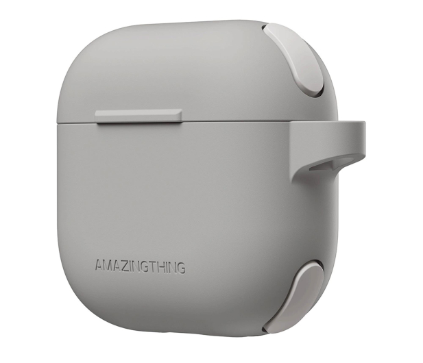 AmazingThing Omni Case AirPods 4 szare - 1483773 - zdjęcie